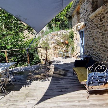 La Maison Du Vigneron Auzon Exterior foto