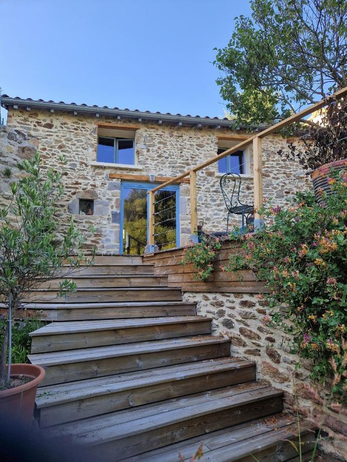 La Maison Du Vigneron Auzon Exterior foto
